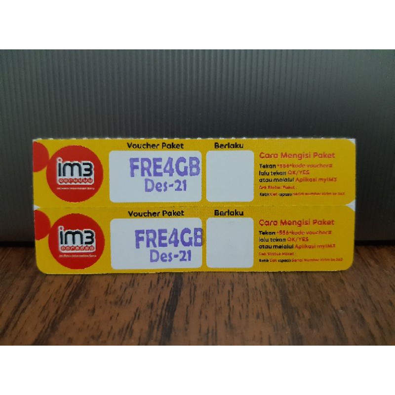 Voucher M3 FREEDOM 4GB(4GB+2GB)