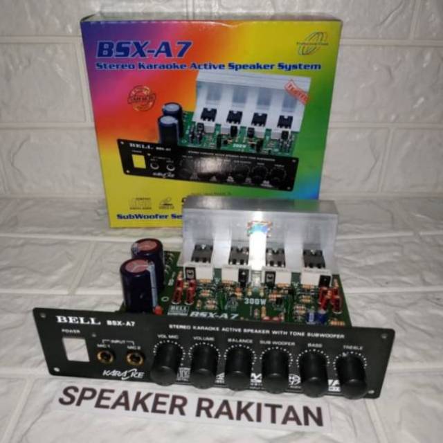 Kit Module Power Speaker Aktive + Subwoofer 300W BSX-A7