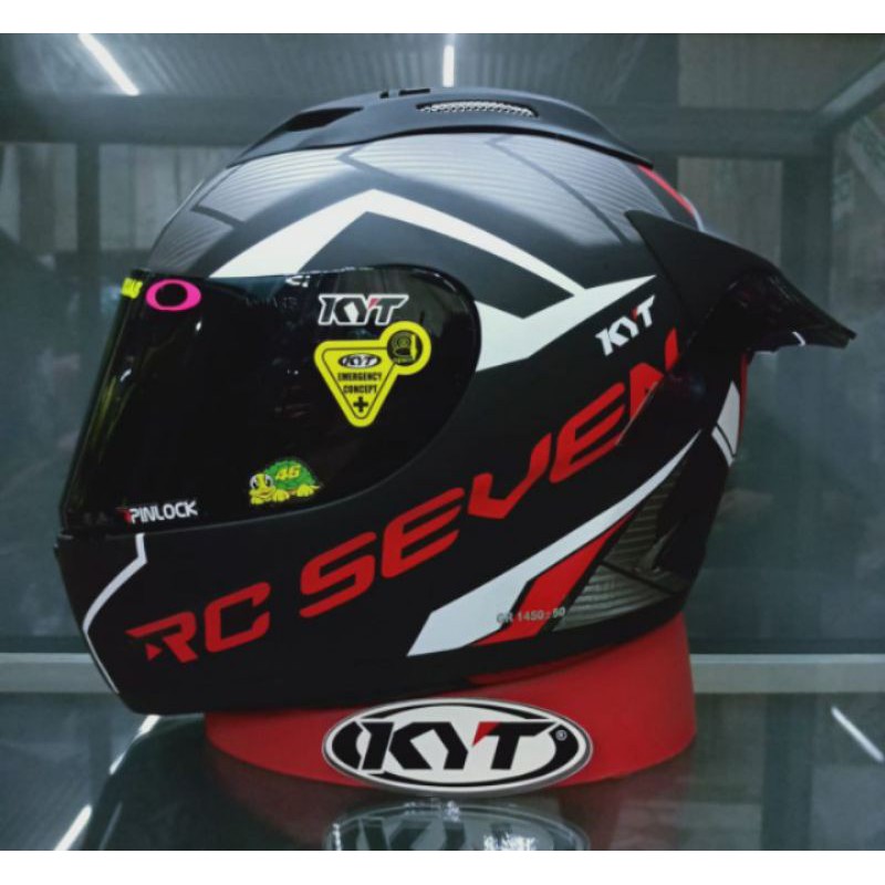 HELM FULL FACE RC7 PAKET GANTENG