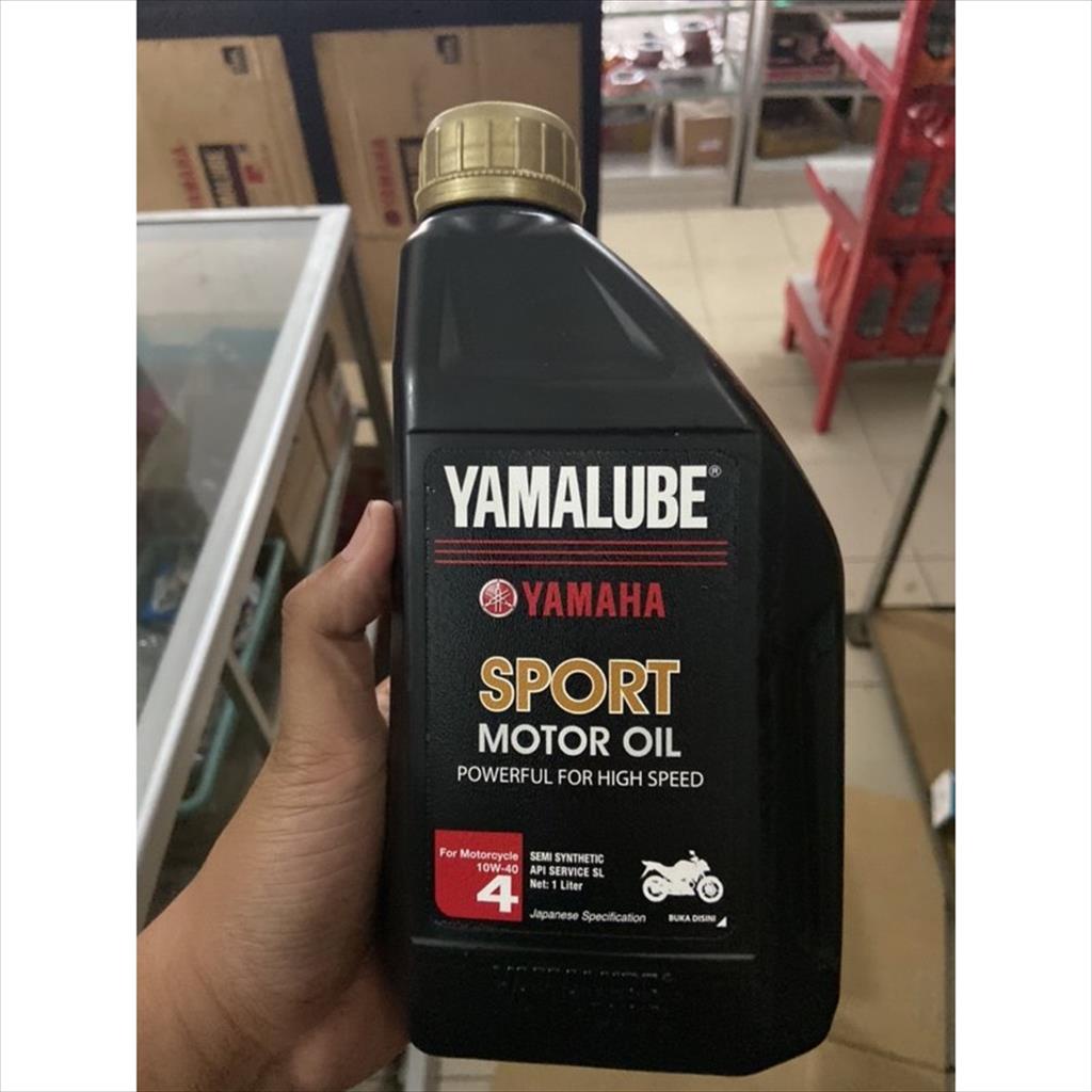 OLI MESIN YAMALUBE SPORT 4T 10W-40 OLI 4T YAMALUBE SPORT 1 Liter oli vixion scorpio dll