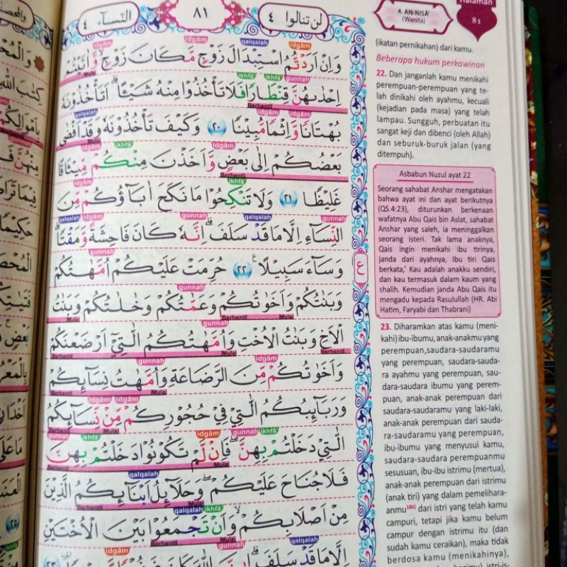 AL QUR'AN TERJEMAH AR RISALAH. WAQAF IBTIDA A5