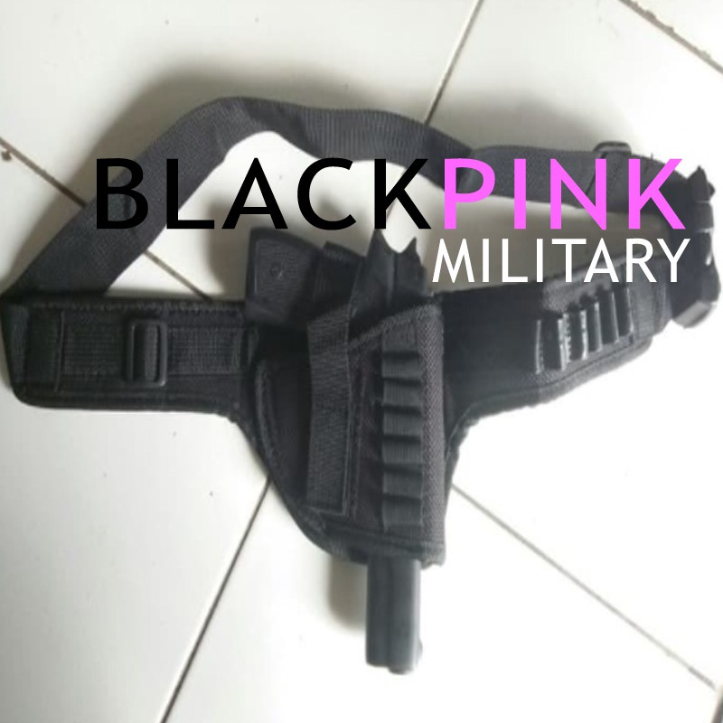 BLACKPINK                Holster Pistol/ Tempat Pistol / Tas Pistol/ Sarung Pistol Model Sabuk