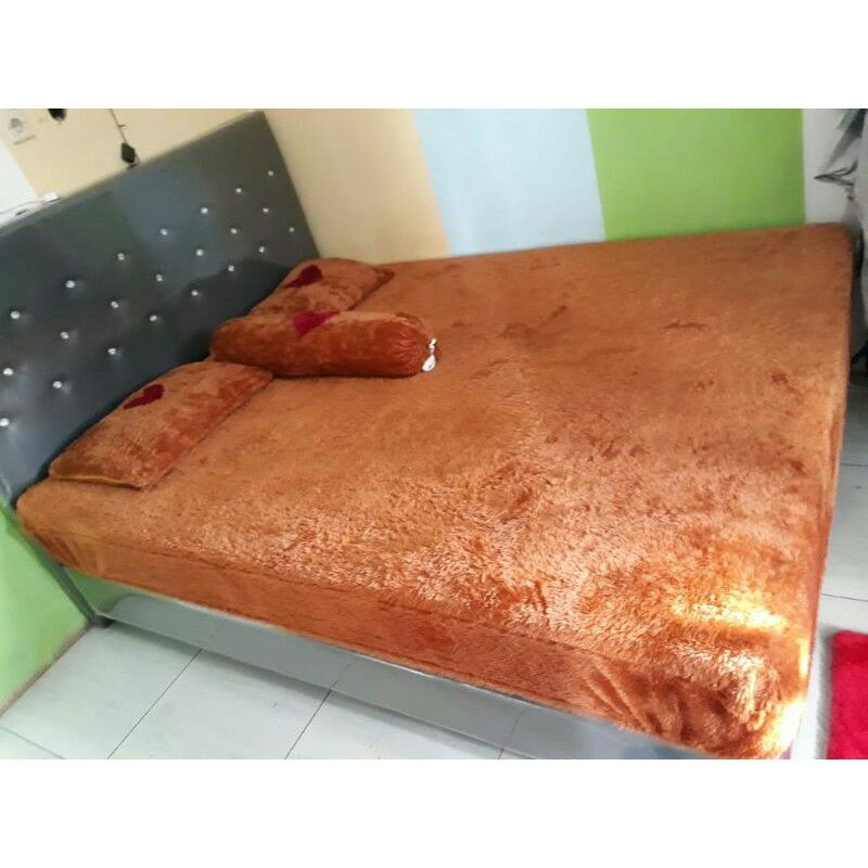 SPREI KASUR BULU RASFUR / SEPREI BULU RASFUR MURAH / BULU TEBAL/ SEPREI MURAH