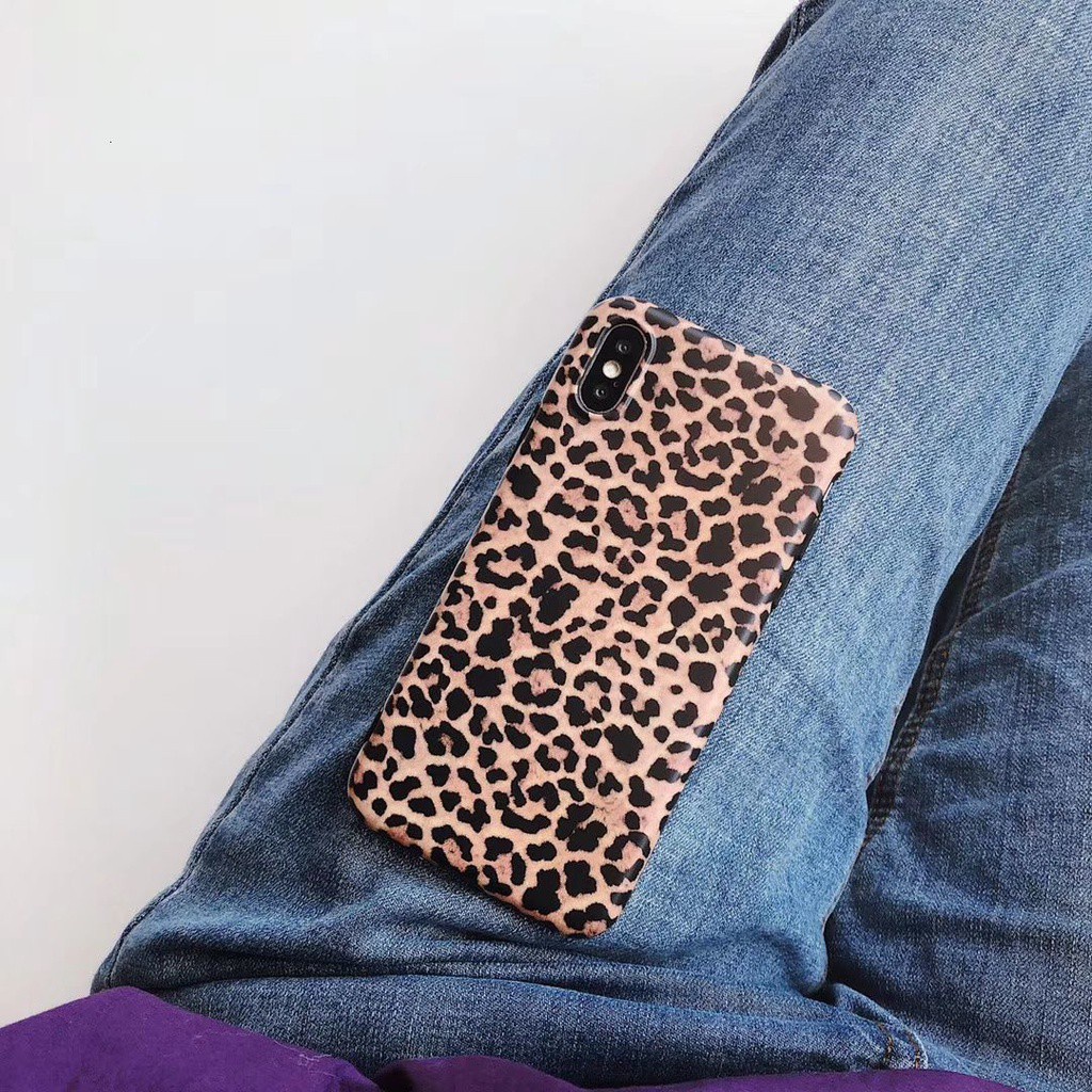 casing iPhone7plus 8plus Leopard Print iPhoneXS 11 11ProMax Silicone Phone Case