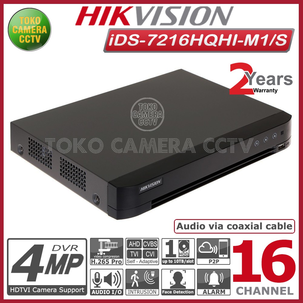 DVR HIKVISION 16 CHANNEL iDS-7216HQHI-M1/S