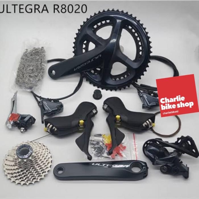 Komponen Sepeda Groupset Shimano Ultegra R8020 Hydraulic Disc Brake