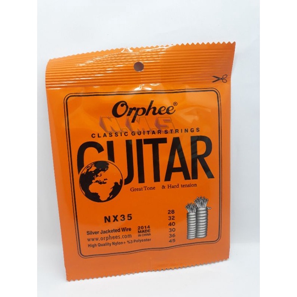 Orphee Senar Gitar Klasik Classic Guitar Strings Nx35