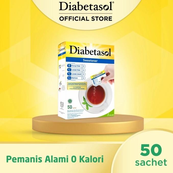 

Diskon DIABETASOL Sweetener Gula Diabetes 50 Sachets Diskon