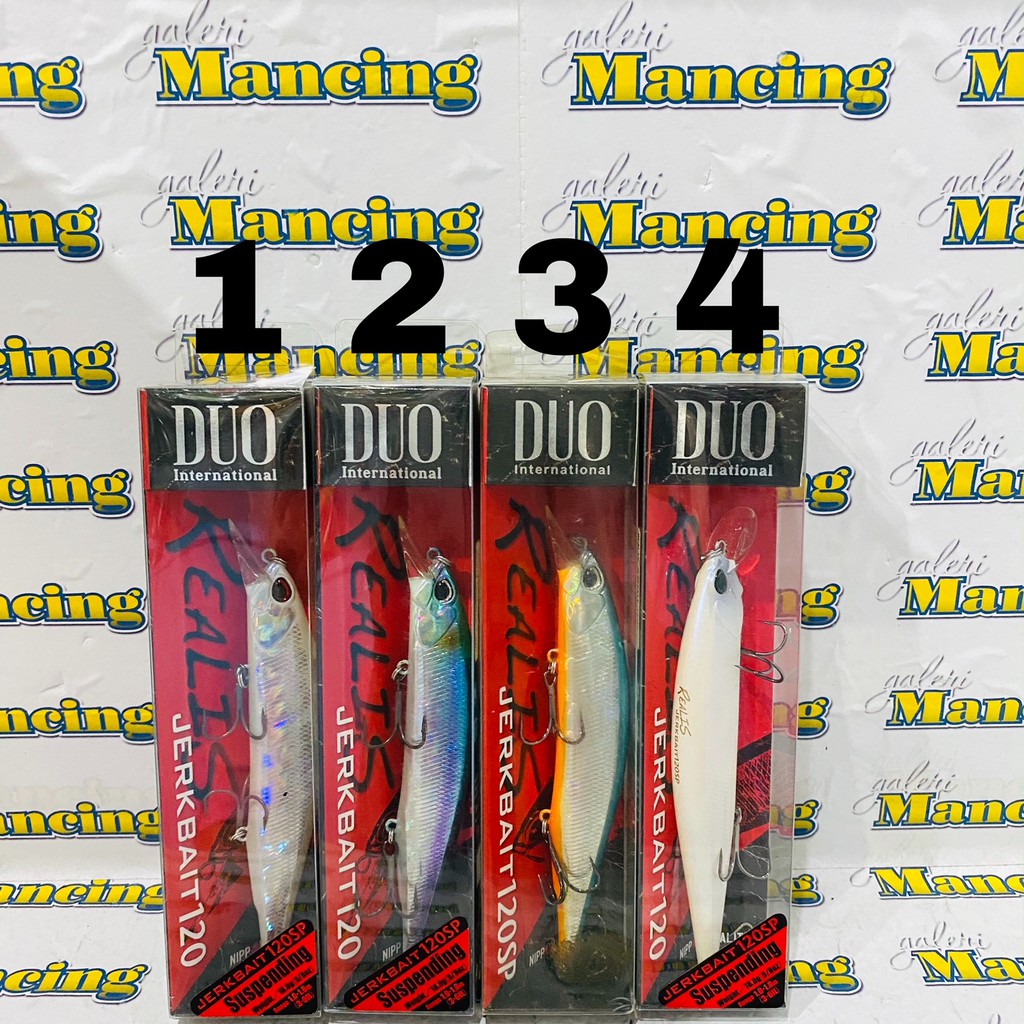 UMPAN PANCING DUO REALIS JERKBAIT 120 SUSPENDING