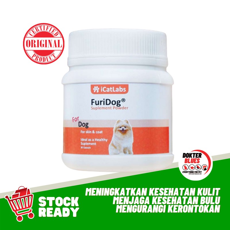 iCatLabs Furidog Vitamin Anjing Dog Food Makanan Anjing Obat Anjing Jamur Anjing Bulu Anjing