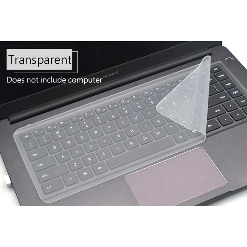 Universal Silicone Keyboard Cover for Macbook 12-14 15-17 Inch - H5 - Transparent