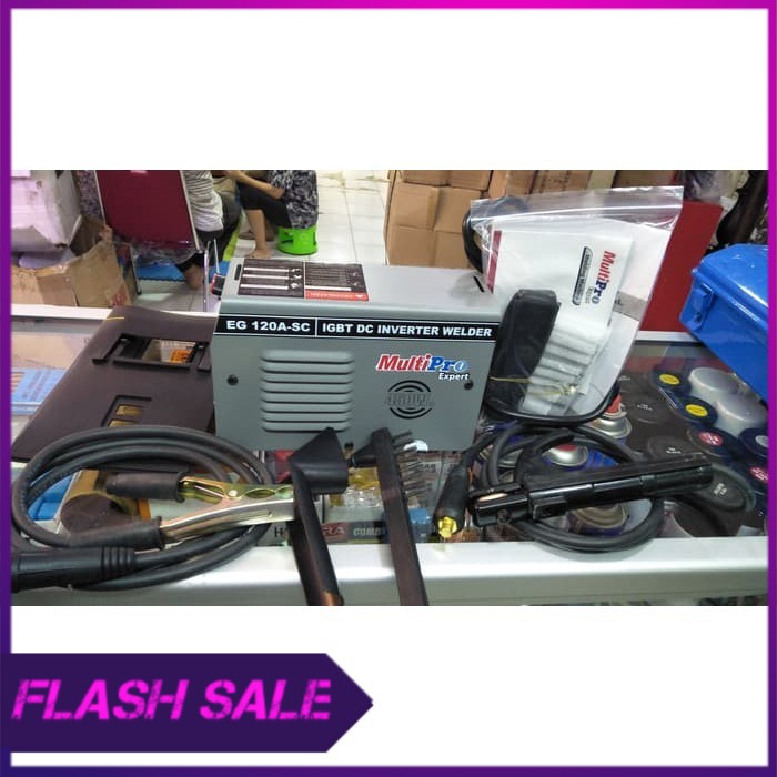 Mesin   trafo las inverter 450 watt 120 A MULTIPRO EG 120A SC