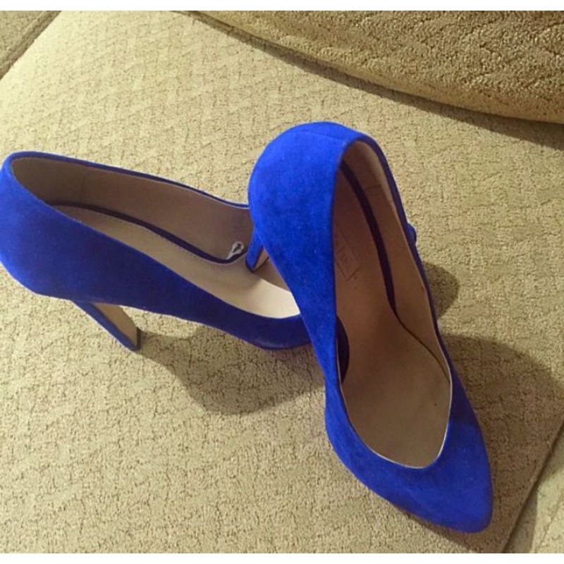 Zara Trafaluc Heels Biru 37