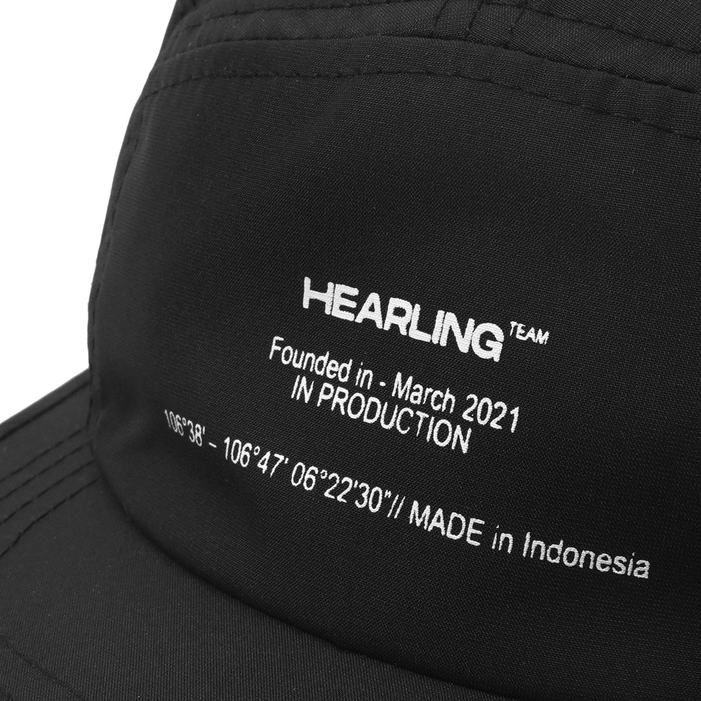 FIVEPANEL| LOCATION Waterproof Black | HEARLINGSTATES