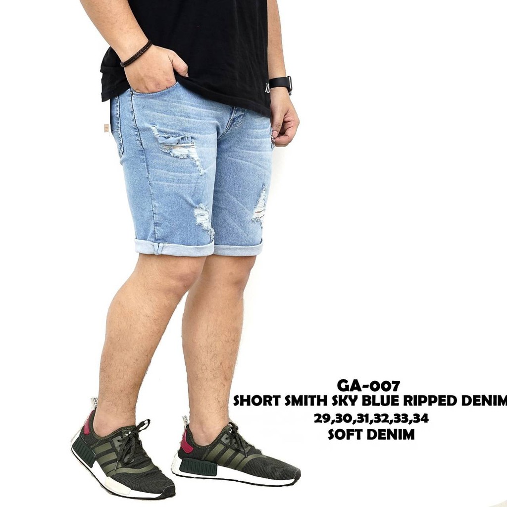  Celana  Pendek Sobek  Fashion Cowok Terbaru  Smart4K Design 