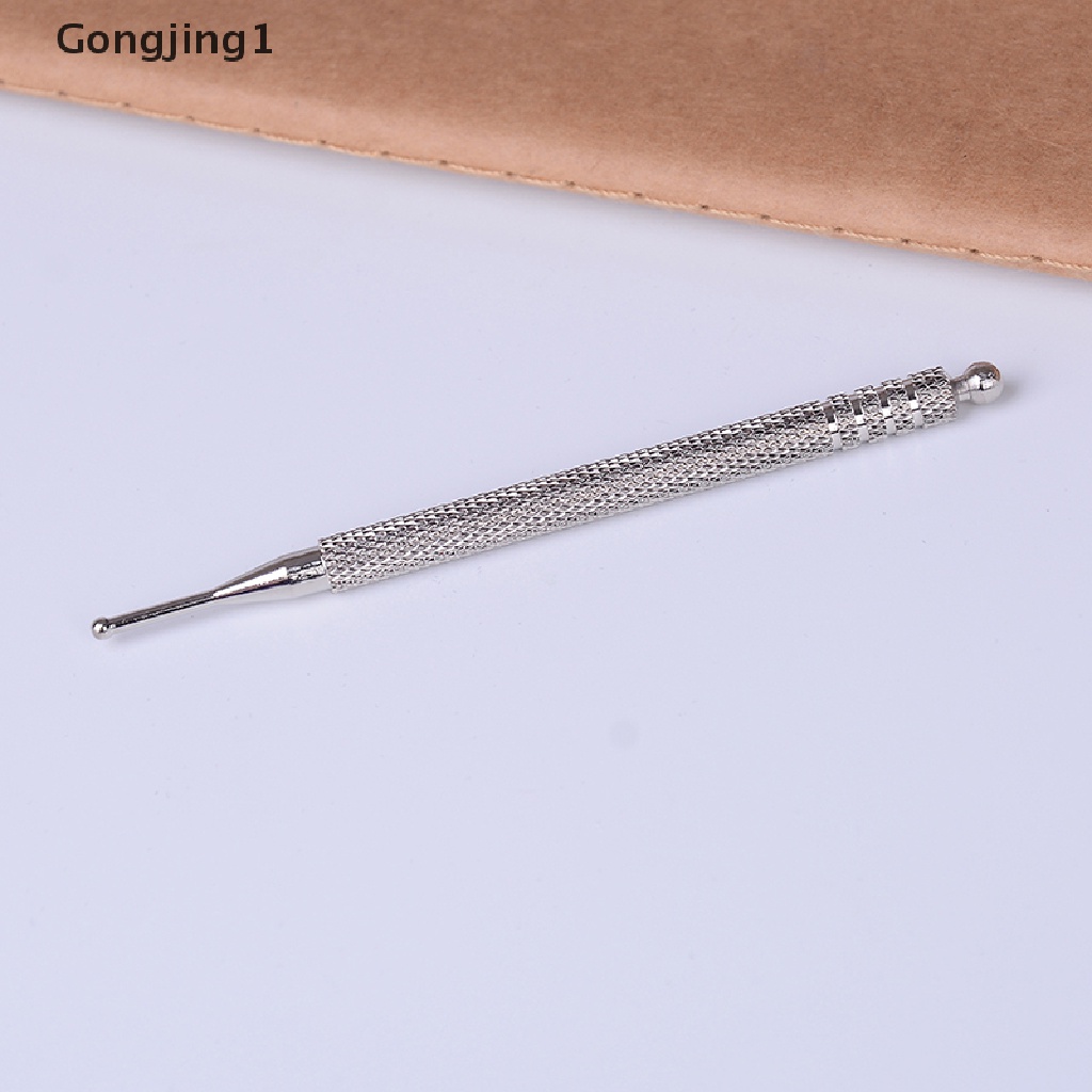 Gongjing1 Alat Pijat Akupuntur Telinga Auricle Flexible Warna Silver