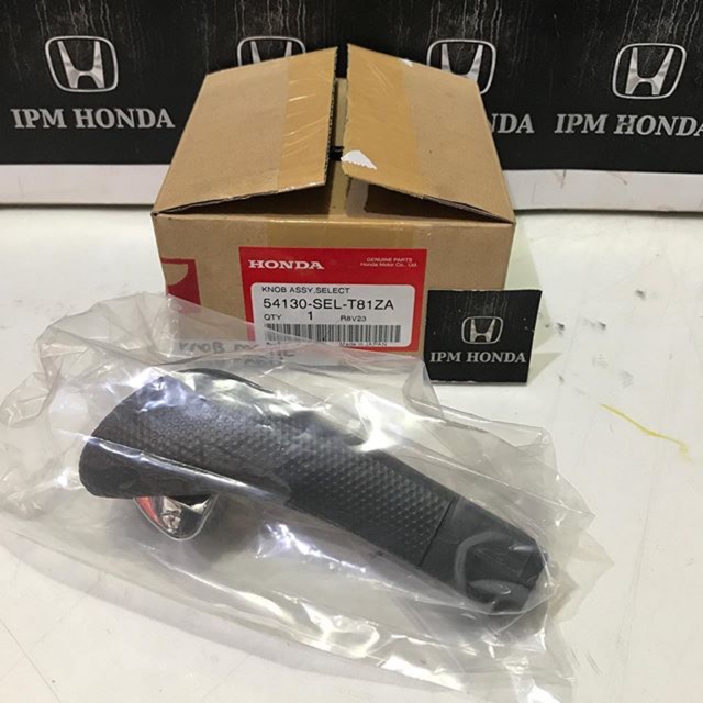 54130 SEL T81ZA Original Abu Grey Shift Knob Push Tuas Tombol Vosneling Matic Honda City GD8 Idsi Vtec 2003 2004 2005 2006 2007 2008