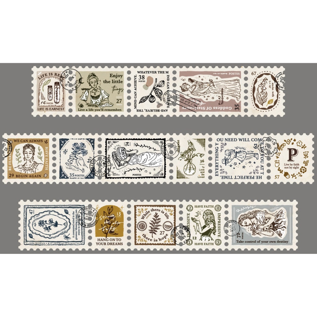 

Pion Postage Stamp Washi Sampler