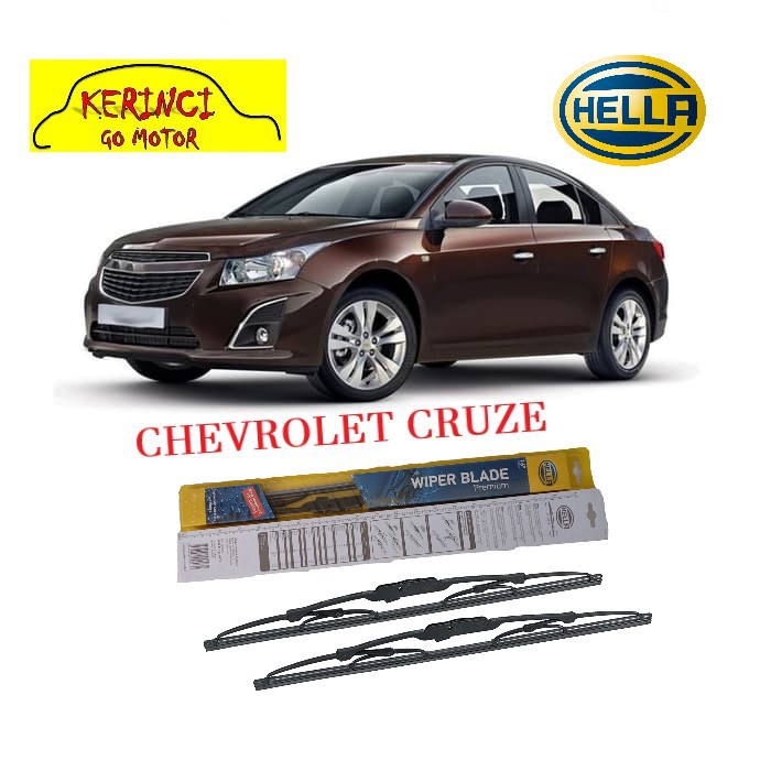 WIPER CHEVROLET CRUZE HELLA PREMIUM 24&quot; &amp; 18&quot; - SIPER HELLA SEPASANG