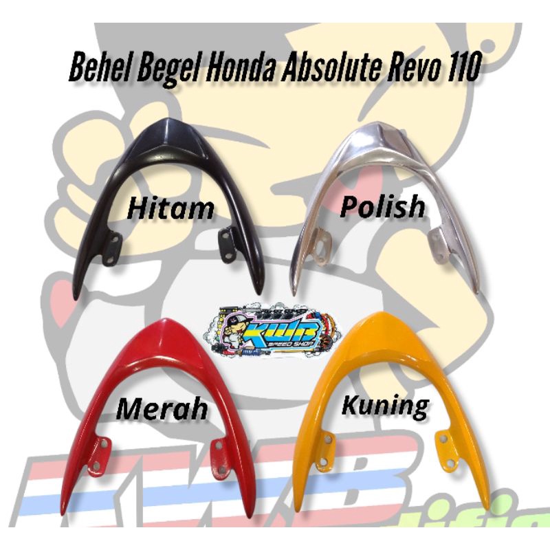 Behel revo absolute begel absolute revo planger pegangan jok belakang honda revo absoule