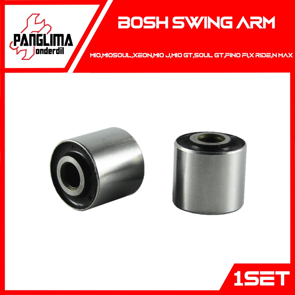 Bosh Swing Arm Mio Sporty-Soul-GT-M3-J &amp; Soul GT &amp; Xeon &amp; Fino FI &amp; X-Ride &amp; N Max Karet Bos-Bush Sasis-Belakang-Fork-Rubber Engine-Mesin Hanger Mountain