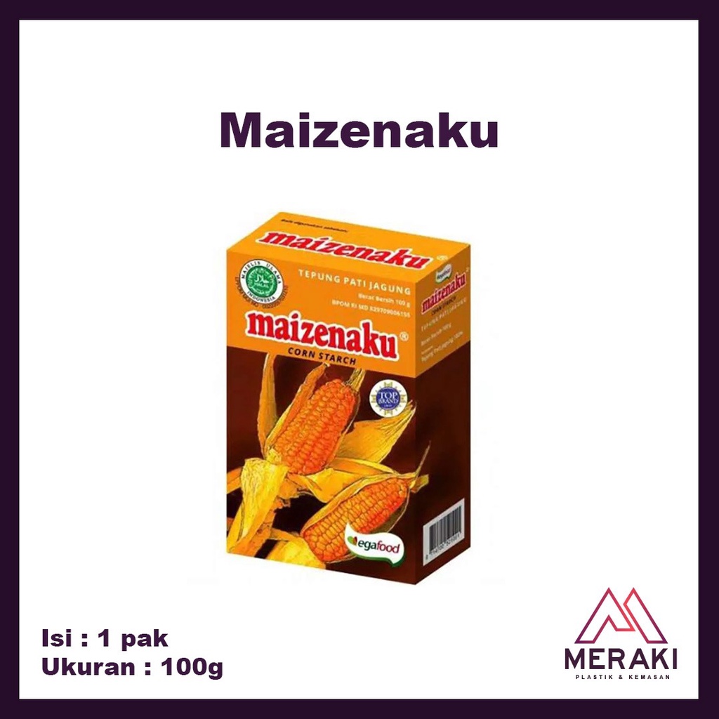 

Maizena Tepung Pati Jagung 100g Maizenaku