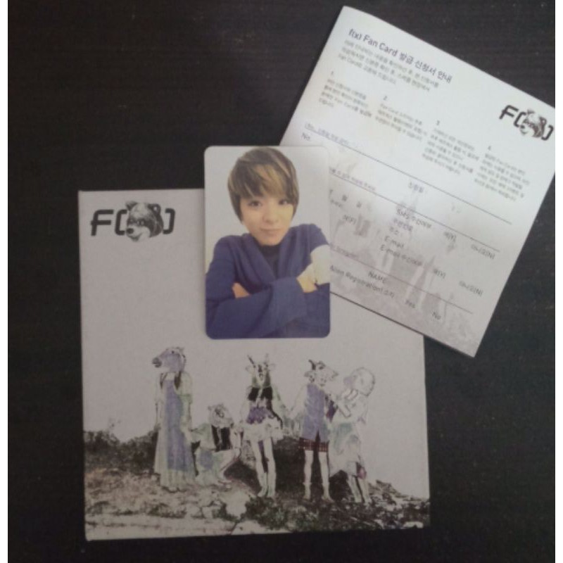 ALBUM f(x) - ELECTRIC SHOCK (+ PHOTOCARD AMBER)