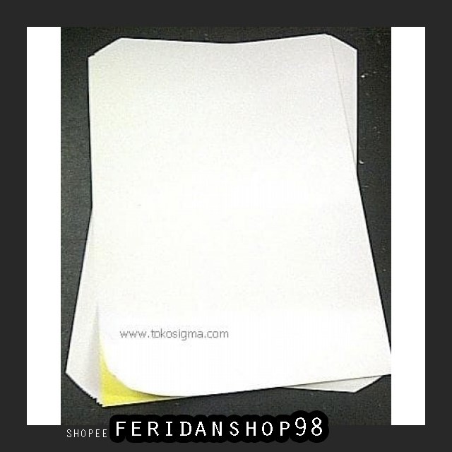 

BT100 KERTAS STIKER HVS BEST A4 ISI 40 LBR BY FERIDANSHOP98