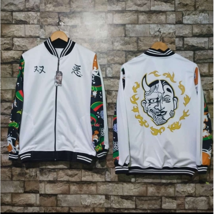 Jaket Bmber Angry X Smiley Original Tokyo Revengers