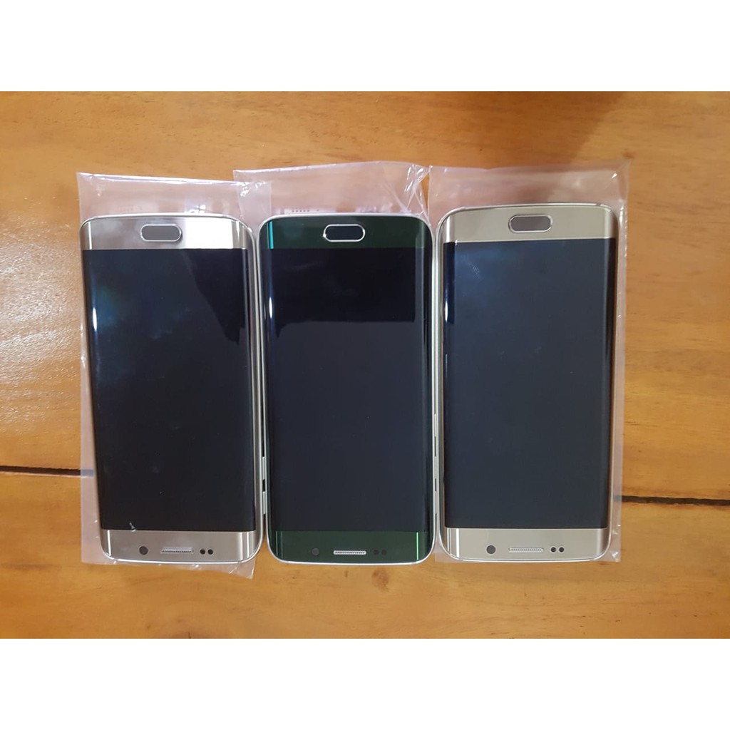 SAMSUNG S6 EDGE 32GB DOCOMO SECOND FULLSET MULUS NO MINUS GREEN / GOLD