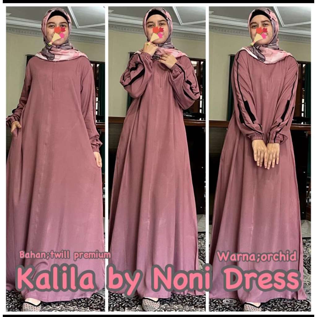 Gamis Dress Arab Kalila by Noni Dress ORIGINAL