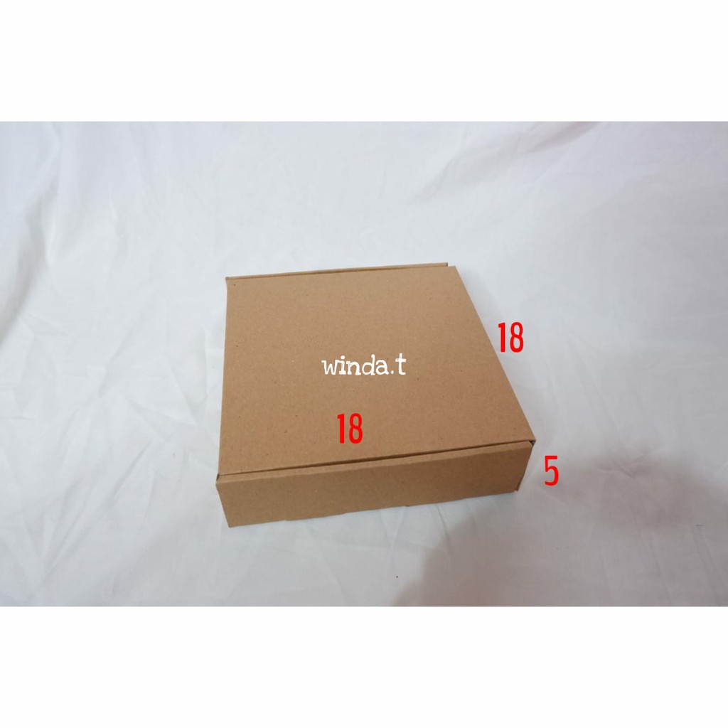 

KARDUS DIECUT 18X18X5 / DUS PACKING / DUS COKLAT / KARDUS BOX MURAH