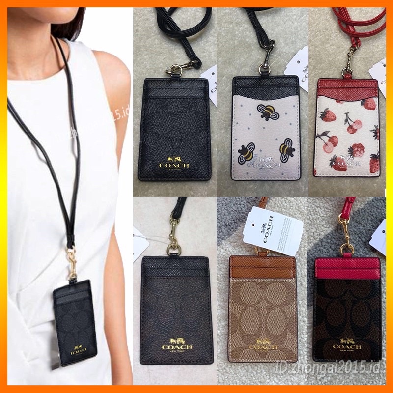 

COACH lanyard / id card / card holder / lanyard id card / name card Original / Lanyard & Name Tag / lanyard pods / F65573