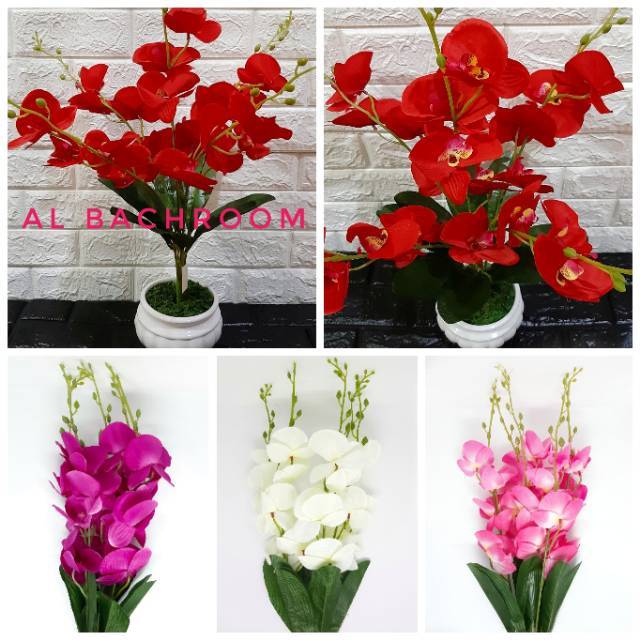 Anggrek plastik imitasi 5C B8016 Shopee Indonesia Anggrek plastik imitasi 5C B8016 Shopee Indonesia