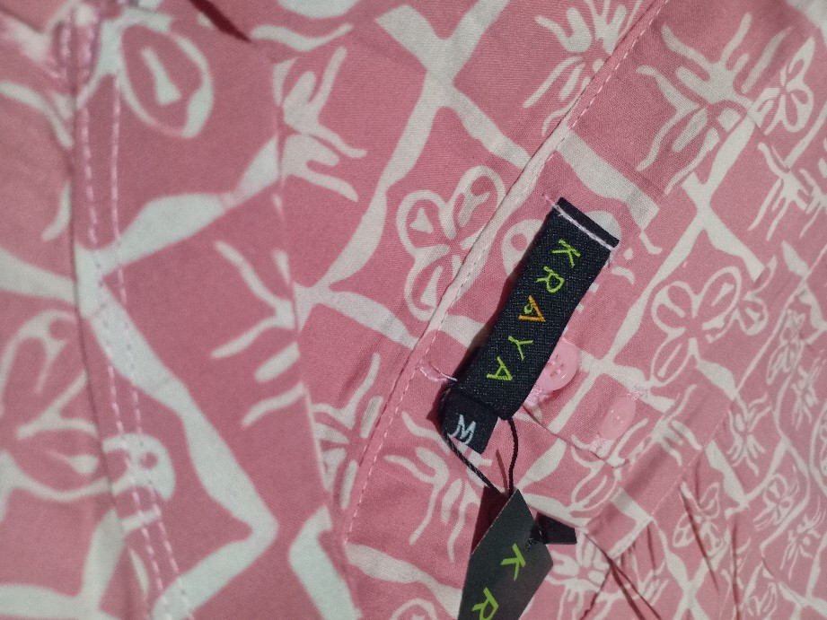 Nuna Blouse Batik Wanita Modern Batik Cap Batik Kerja