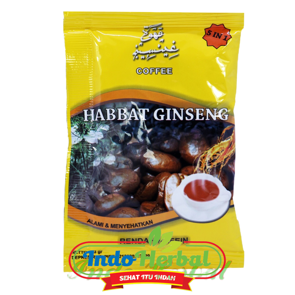 Kopi Herbal - Habbat Ginseng Coffee 5 in 1 - Minuman Kesehatan