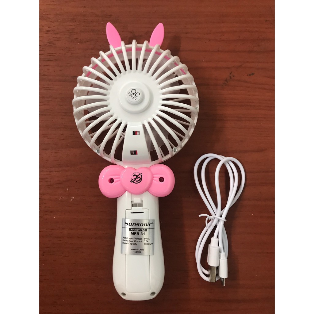 KIPAS MINI SUNSONIC HANDY FAN MINI FAN KIPAS TANGAN MINI SUNSONIC