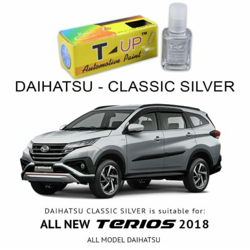 T-Up cat oles daihatsu classic silver contoh cat daihatsu silver classic cat abu abu muda daihatsu