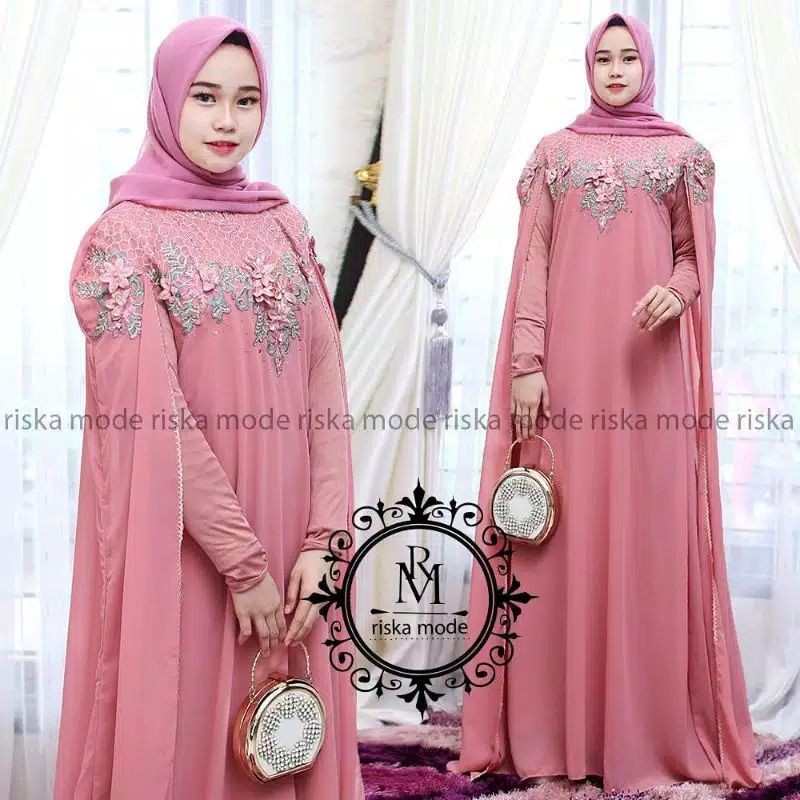 FASHION MUSLIM/GAMIS KAFTAN MADU/BAJU PESTA/BY RK