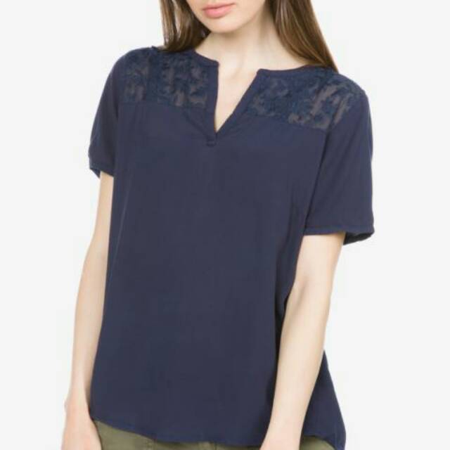 Tom Tailor Blouse Navy