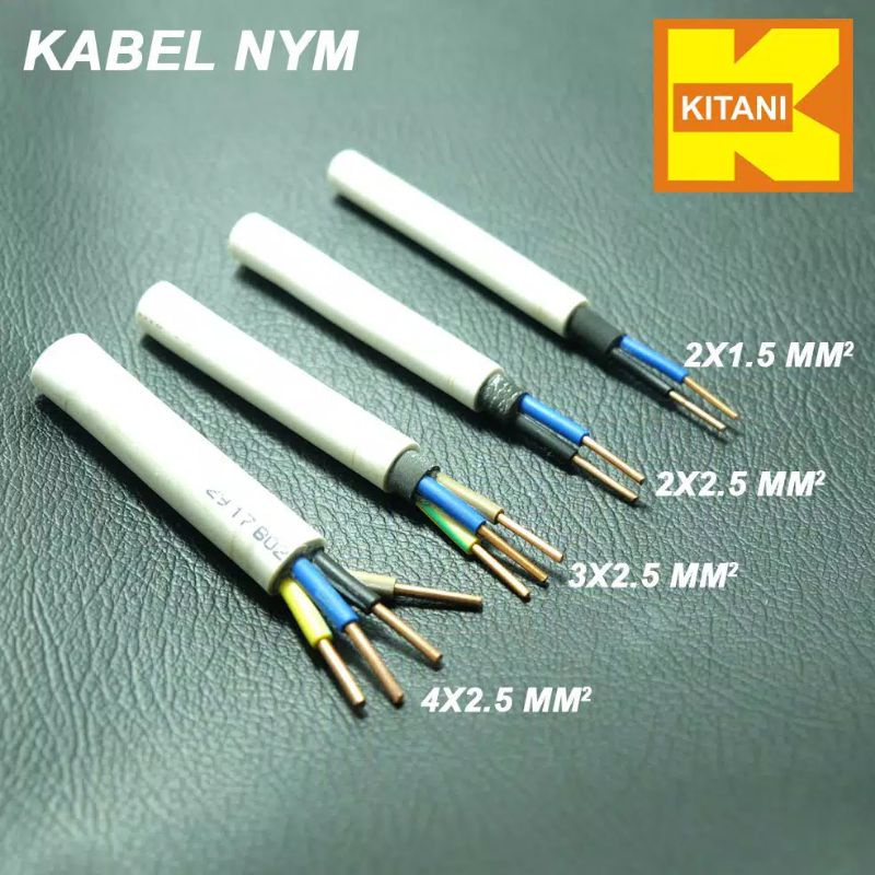Kabel Listrik Nym 2x1,5 Kitani Harga 1 meter