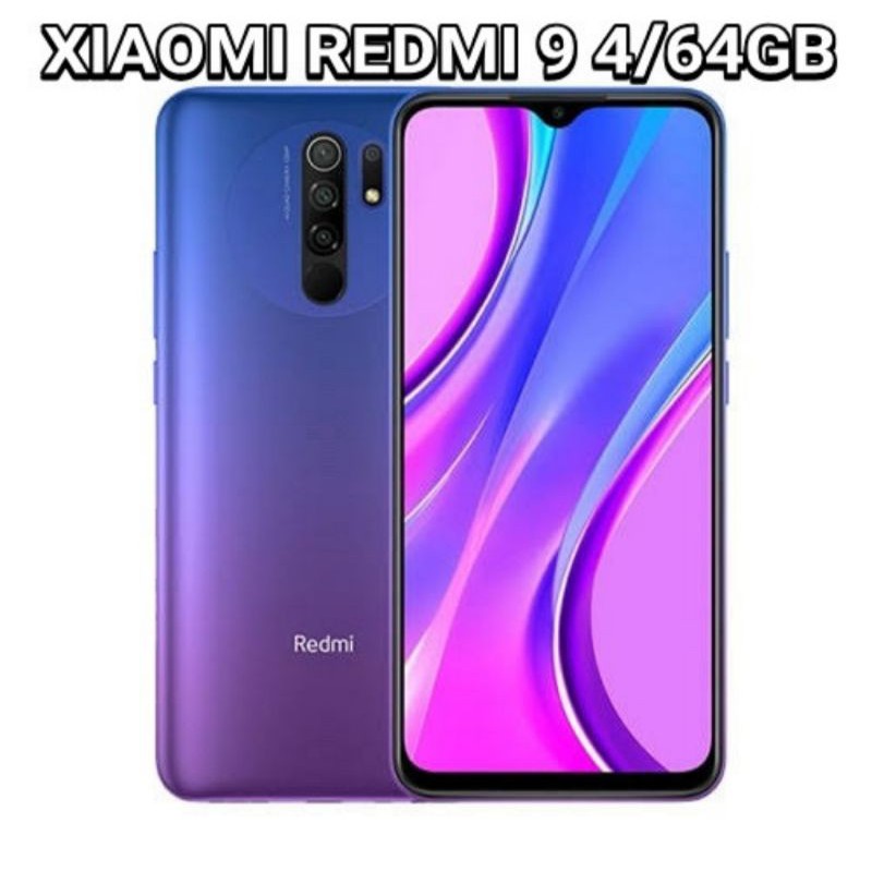 HP XIAOMI REDMI 9 RAM 4GB/64 GARANSI RESMI 1 TAHUN