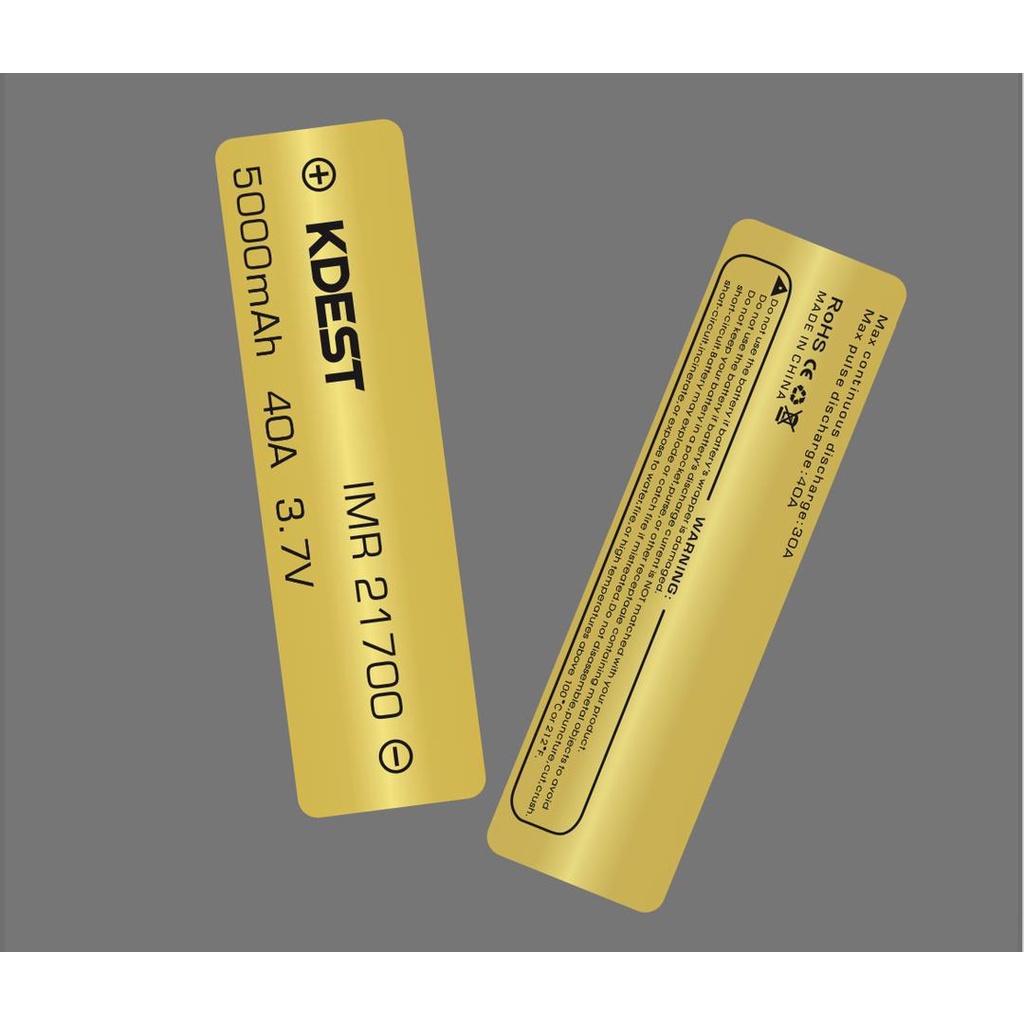 BATERAI KDEST GOLD 21700 40A 5000MAH AUTENTIC