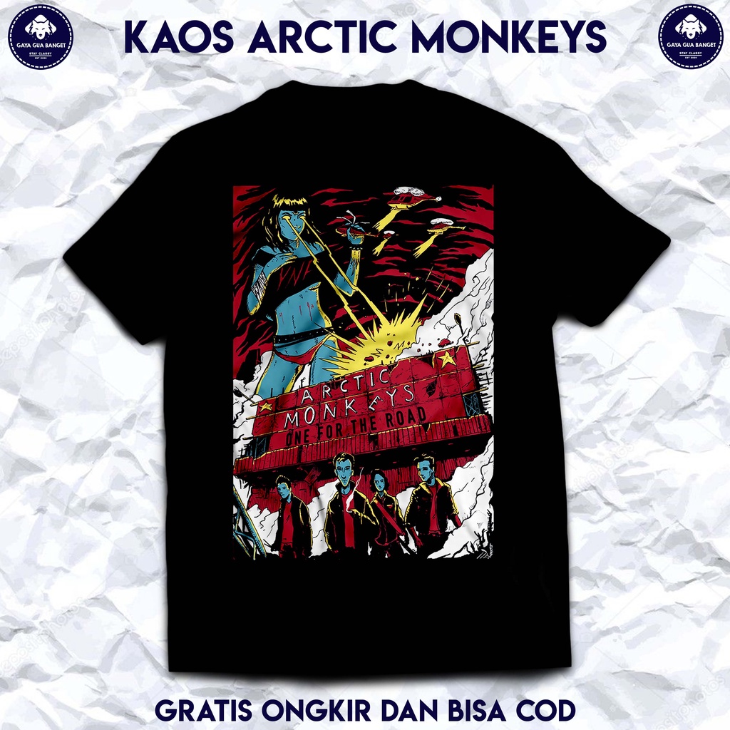 Arctic Monkeys Kaos Band Rock. Kaos Band Musik Punk Metal Arctic Monkeys Original.
