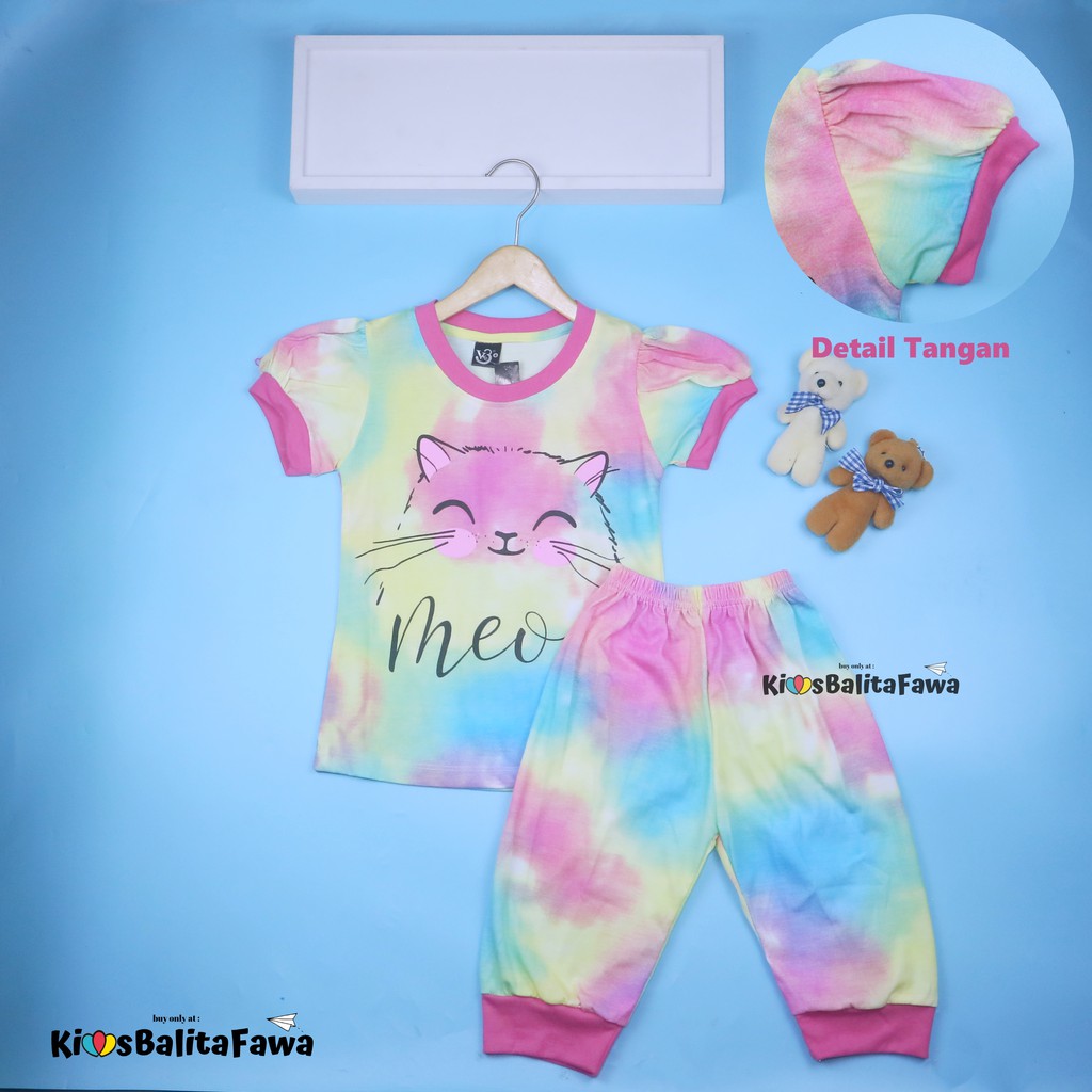 Setelan Momo Kids Size Bayi-3 Tahun / EXPORT Quality Baju Karakter Kaos Lengan Pendek Celana Pendek