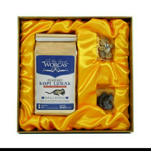 

Kopi Luwak Robusta Bali Peaberry 100 gram Box Biji(bean)