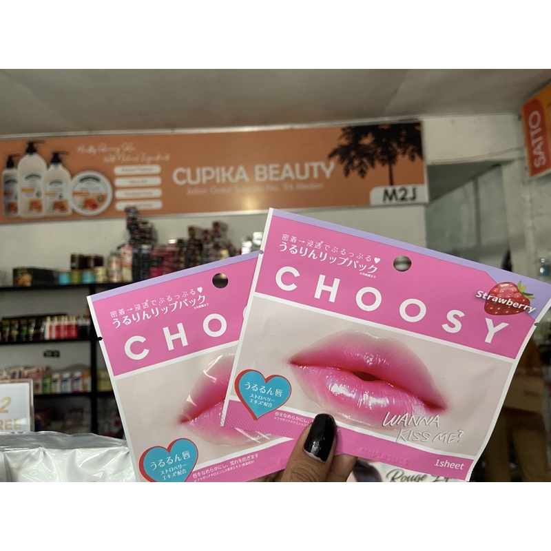 ci.cx -- choosy lip mask -- masker bibir choosy korea gel bpom