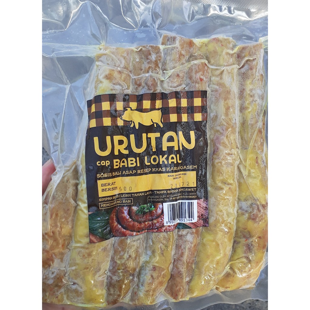 URUTAN SOSIS BABI CAP BABI LOKAL HIGHLANDS ORGANIK 500GR