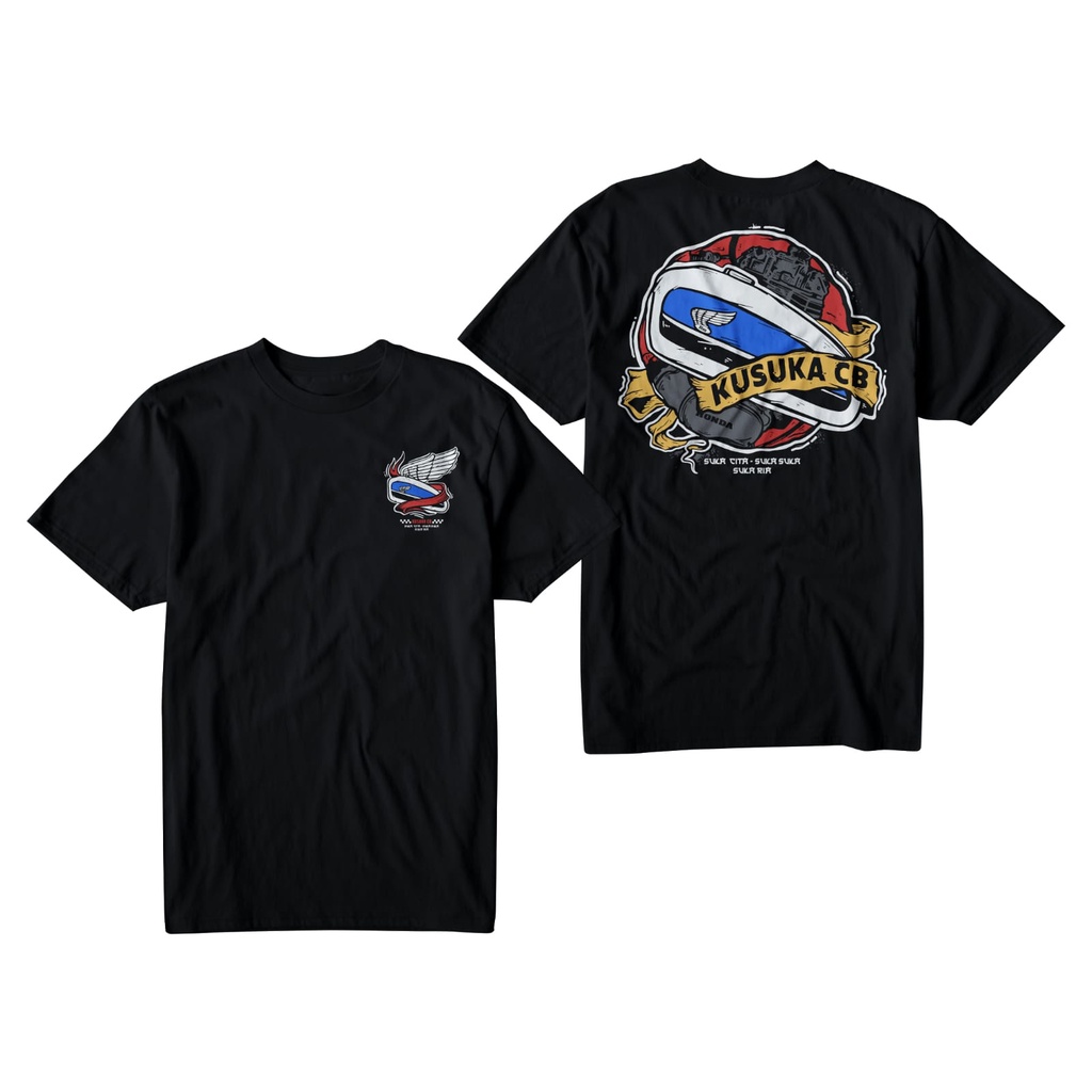 Tshirt Kaos Classic Bike Kusuka CB Baju Herex Indonesia