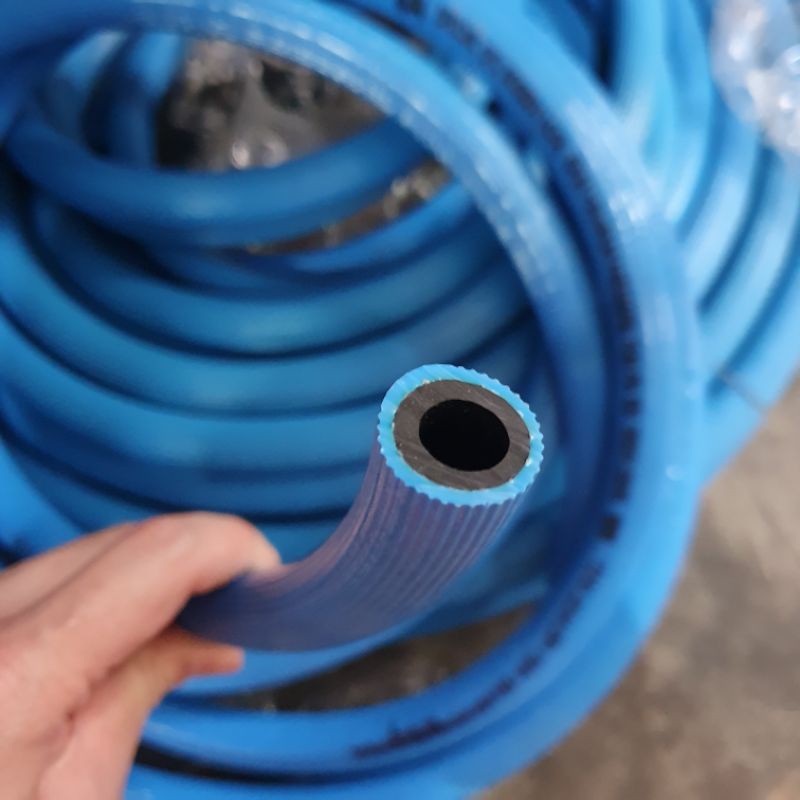 selang gas LPG blue corrugated per meter